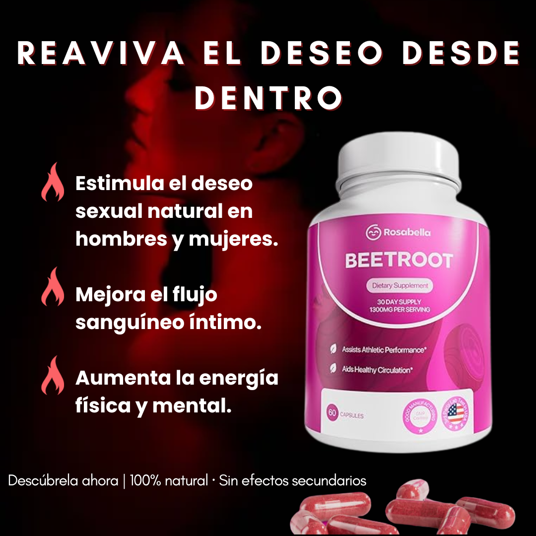 VellaFem- Cápsulas Orgánicas Beetroot™️