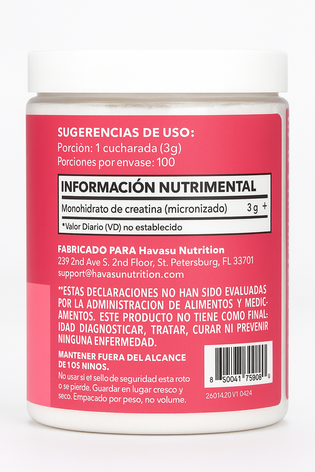 VellaFem-Creatina Monohidrato para Mujer™️