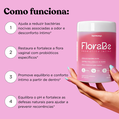 Probiótico Natural Feminino ™️ - FloraBe Equilíbrio Total
