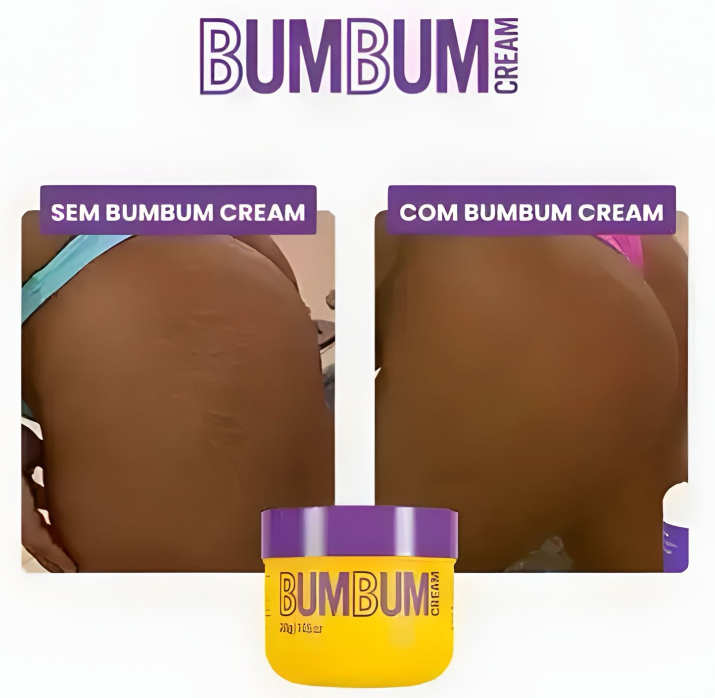 BUM BUM PERFEITA™️ — Pele lisa e firme desde a primeira aplicaçaõ