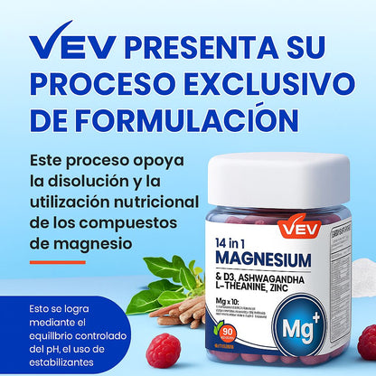 VellaFem-Gominolas Magnesio 14 en 1™️