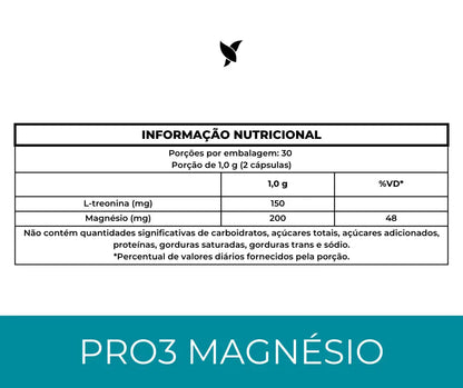 Magnésio Pro3 Essencial — O equilíbrio de que o seu corpo necessita