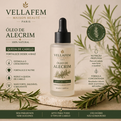 Óleo de Alecrim™️ - Reduz a queda. Estimula o crescimento.