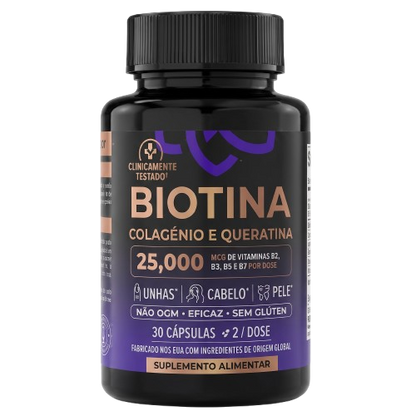 Biotina Vital™️ – Beleza, Força e Brilho de Dentro para Fora