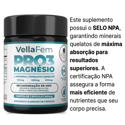 Magnésio Pro3 Essencial — O equilíbrio de que o seu corpo necessita