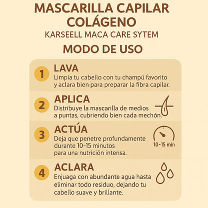 VellaFem-Mascarilla Capilar Profesional de Colágeno™️